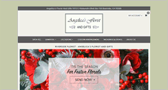 Desktop Screenshot of angelicasflorist.com