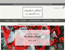 Tablet Screenshot of angelicasflorist.com